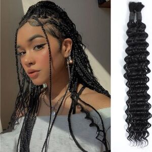 HUMAN HAIR 24” deep wave bundle 2 packs 100g